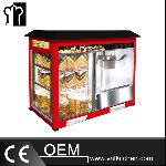 8 Ounces Electric Popcorn Machine with Warming Showcase