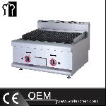 Counter Top Gas Lava Rock Grill