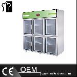 6 Glass Doors Deluxe Commercial Direct Cooling Refrigerator