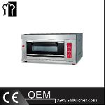 1-Layer 2-Tray Gas Food Oven With Time Controller