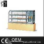 Luxurious 3 Layers 9 Pans Combination Bakery Showcase