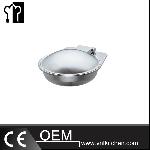 Self-opening Round Induction Chafer With Steel Lid