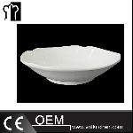 Melamine Flower Edge Dish