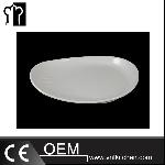 Melamine Teardrop Shaped Plate