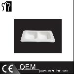 Melamine 2 Compartments Rectangular Dish
