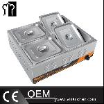 Electric 4-Pan Bain Marie(1/2*6'' Pan)