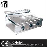 ﻿Gas Griddle(1/2 Flat & 1/2 Grooved)