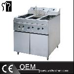 Freestand Electric 3-Tank 3-Basket Fryer