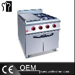 700 Series 4-Burner Gas Range With Cabinet & Griddle Plate