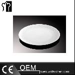 Ceramic Hammered Round Plate