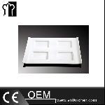 Ceramic 4 Compartments Square Plate