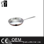 Φ280mm Stainless Steel Triple-ply Copper Steel Frying Pan