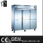 6 Doors Double-Temperature Fancooling Kitchen Freezer