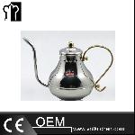 1L Tiamo Stainless Steel Long Mouth Pot
