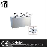 Stainless Steel Triple Heads Sauce Dispenser