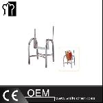 Stainless Steel Single Layer Square Oil Drum Rack