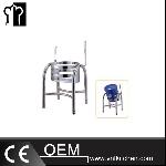 Stainless Steel Single Layer Round Oil Drum Rack