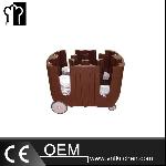 6 Dividers Adjustable Dish Caddy