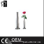 H195mm Stainless Steel Single Flower Vase