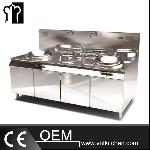 2-Burners Induction Wok With 2-Warmer (400mm)