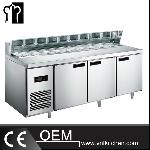 1.8m 3 Doors Fancooling Salad Work Bench
