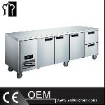3 Doors 2 Drawers Luxurious Fan Cooling Undercounter Refrigerator