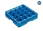16-Compartment Glass Rack