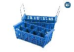 8-Compartment Cutlery Basket  With Handle