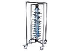 Mobile Plate Rack For 48 Plates
