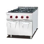 Gas Range with 4-burner with cabinet
