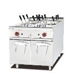 Gas pasta cooker with cabinet
