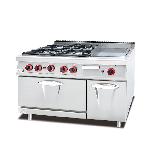 Gas Range with 4-burner&griddle& Oven