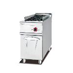 electric lava rock grill  with cabinet