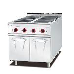 electric range with 4-hot plate & cabinet