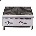 Stainless Steel Commercial Char-Broilers Manual Control Counter Top Gas BBQ Grill Radiant Broiler 35
