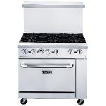 Factory Direct Sale Commercial Stainless Steel Gas Range with Oven Multi-function Cooking Equipment 