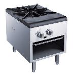Free Standing Commercial Stainless Steel 2 Burner Stock Pot Range Gas Burner NG/Propane