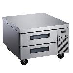 Digital Temperature Control Commercial Chef Base Display Cooler with 2 Drawers Stainless Steel Autom