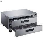 Commercial Chef Base Display Cooler Stainless Steel 2 Drawers Digital Temperature Control Automatic 
