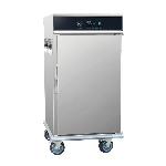Portable Stainless Steel Food Warmer Holding Cabinet Electric Heating Silver Mechanical Temperature 