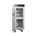 Portable Stainless Steel Food Warmer Holding Cabinet Electric Heating Silver Mechanical Temperature 