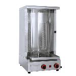 Hot Selling Commercial 2 Burners Gas Chicken Rotary Shawarma Kebab Doner Making Grill Machine for Re