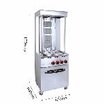 JABS High Efficiency Vertical Automatic Standing Shawarma Grill Machines Doner Kebab Machine for Res