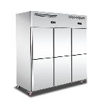 Commercial Kitchen Equipment Single Compressor Dual Temperature Freezing Stainless Steel Refrigerato