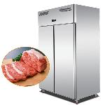 Manufacturer Commercial Refrigerator Double Temperature Freezer and Chiller Two Door Stainless Steel