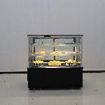 1.2 Meter Length Back Door Curved Cake Fridge Baking Display case Commercial Cake Cabinet