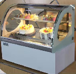 Factory Cake Freezer Refrigerator Style Mini Commercial Cake Cabinet Freezer on Desk Bakery Case Dis