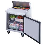 Commercial Stainless Steel Undercounter Refrigerator for Restaurant Kitchen Salad Prep and Pizza Sto