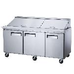 Commercial Refrigerator Salad Prep Counter Preparation Table Kitchen Refrigerator Cooler for Restaur