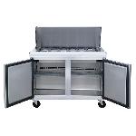 Air Cooling Salad Prep Table Refrigerator / Commercial Hotel Refrigerated Equipment USA Style Single